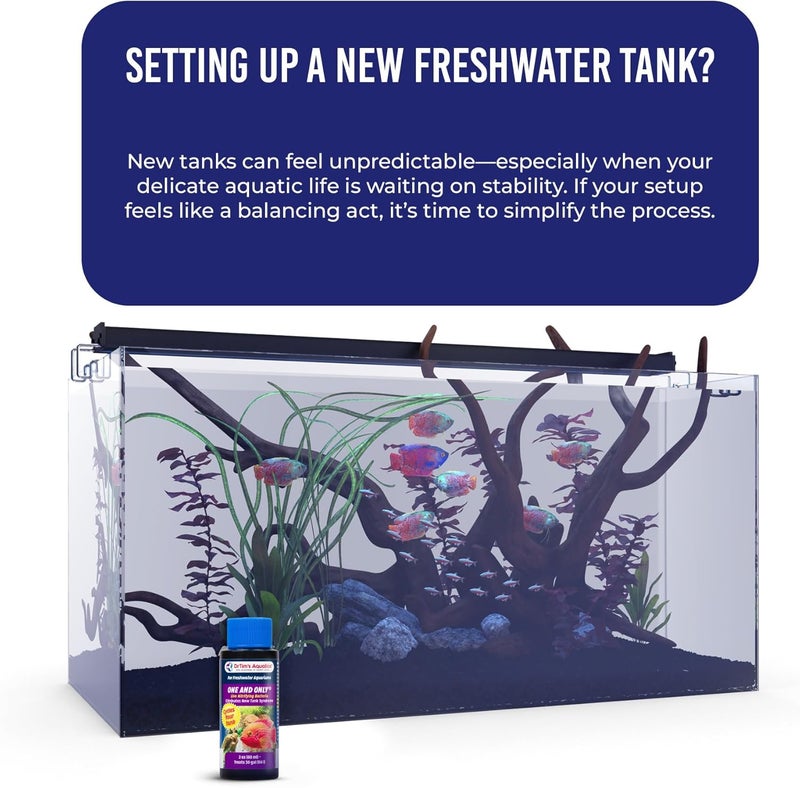 DrTim's Aquatics One & Only Live Nitrifying Bacteria for Freshwater Aquariums - 60 ml - Image 2